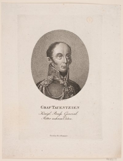Tumba Tauentzien de Georg Christian Schule