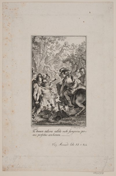 Ilustração para a Eneida de Virgílio de Georg Christian Schule