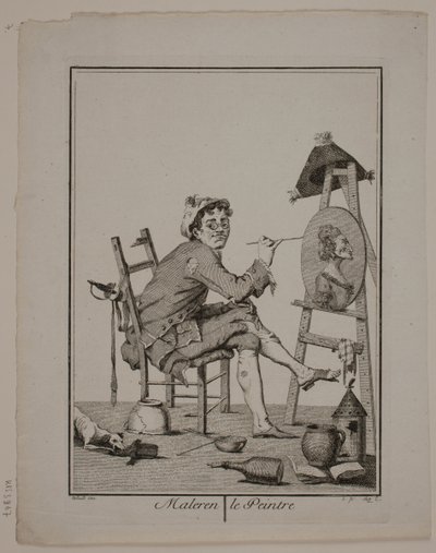 "O Pintor" de Georg Christian Schule