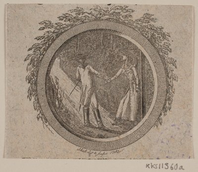 Vinheta de título para S. Richardson: "História de Miss Clarissa Harlowe", Parte Dois de Georg Christian Schule