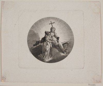 Vinheta com Troen e Minerva de Georg Christian Schule