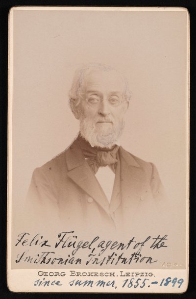 Retrato de Felix Flugel 1820-1904, 1894. de Georg Conrad Adolph Brokesch