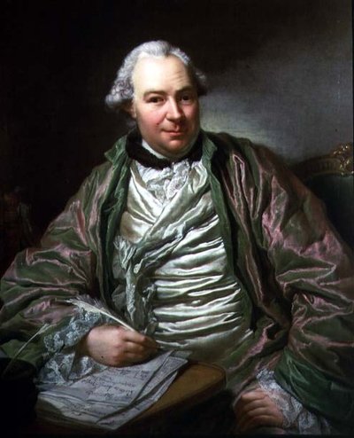 Um retrato de Carl Sparre de Georg David Mathieu