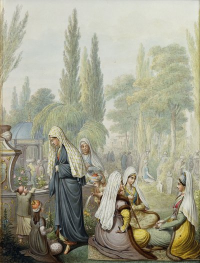 No cemitério, de Georg Emanuel Opitz
