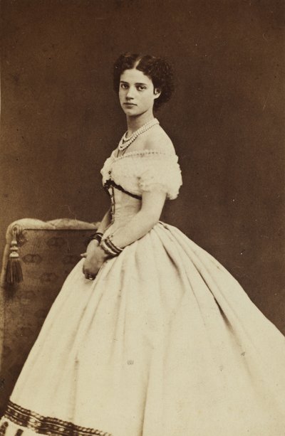 Retrato da princesa Dagmar da Dinamarca 1847-1928, 1866. de Georg Emil Hansen