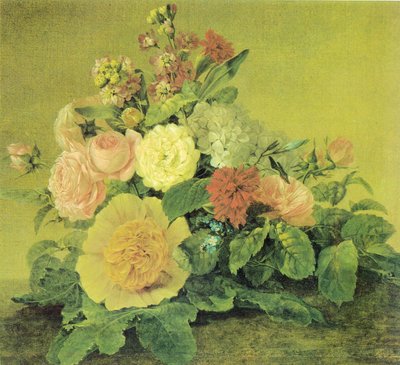 Alemão: Blumenstillleben Natureza morta com flores de Georg Friedrich Kersting