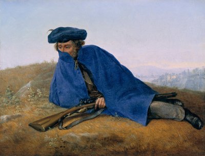 Alemão: Auf Vorposten On Outpost de Georg Friedrich Kersting
