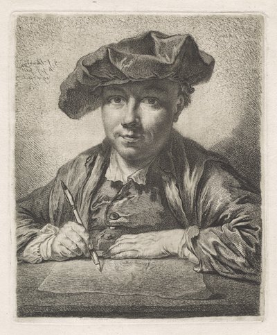 Auto-retrato de Georg Friedrich Schmidt