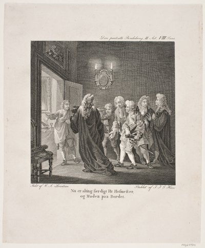 Ilustração para Comédias de Holberg de Georg Haas