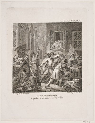 Ilustração para Comédias de Holberg de Georg Haas