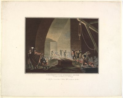 Interior de uma fundição de ferro de Georg Haas
