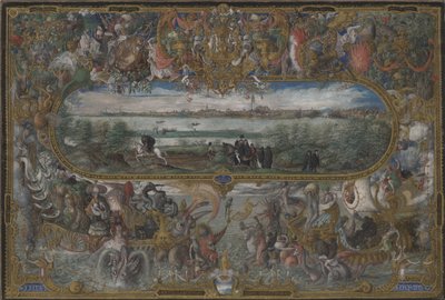 Vista de Sevilha, 1573 de Georg Hoefnagel