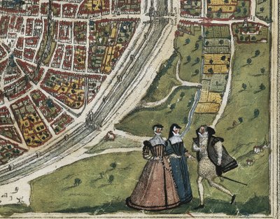 BRAUN, George (1541-1622). ORTELIUS, Abraham (1527-1598). HOGENBERG, Franz (1535-1590). Civitatis Orbis Terrarum (Theatrum orbis terrarum). 1572-1617. Paris (1572). Pormenor inferior esquerdo. Volume I. Gravura. ESPANHA. CASTELA E LEÃO. Salamanca. Universi de Georg Hogenberg Franz (1535 90) & Ortelius Abraham (1527 98) Braun