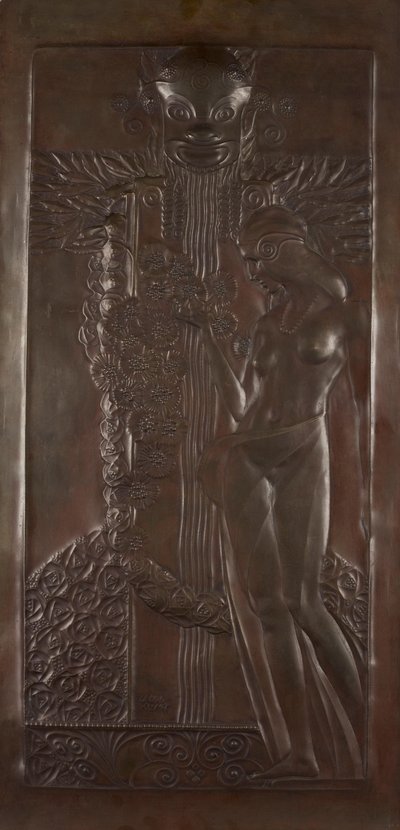 Ninfa e sátiro de Georg Klimt