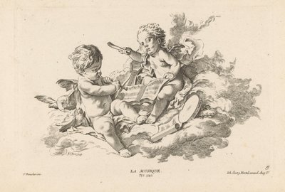 Muziek Música (título no objeto) Livro de Artes (título da série) de Georg Leopold Hertel