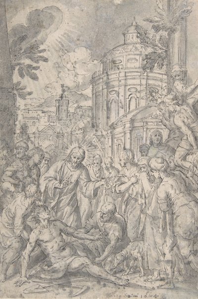 A Criação da Juventude de Naim, final do século XVI e início do século XVII. de Georg Pecham