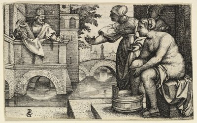 Davi Observando Bate-Seba de Georg Pencz