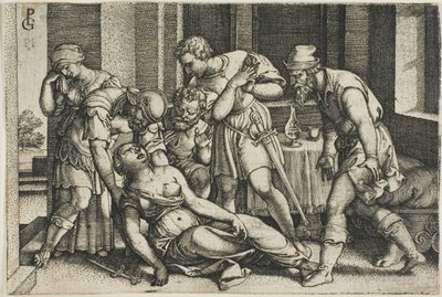 Morte de Lucrécia de Georg Pencz