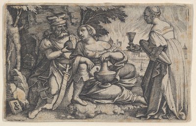 Ló e Suas Filhas. de Georg Pencz
