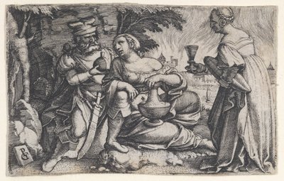 Ló e Suas Filhas. de Georg Pencz