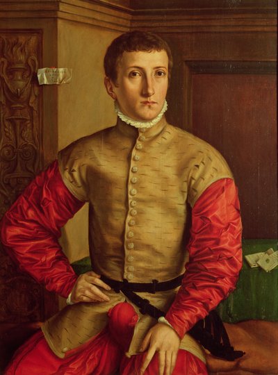 Retrato de um jovem, 1544 de Georg Pencz