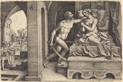 Tarquínio e Lucrécia de Georg Pencz