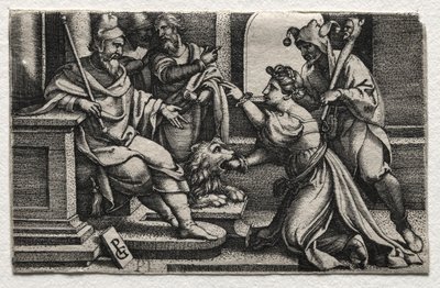 A boca da verdade de Georg Pencz