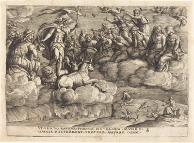 O triunfo da eternidade de Georg Pencz