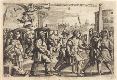 O triunfo da fama de Georg Pencz