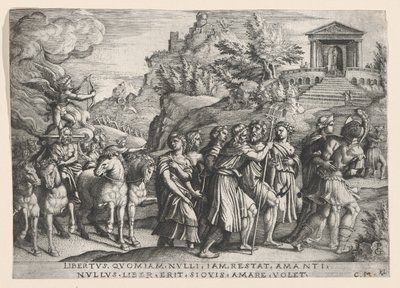 O Triunfo do Amor, de O Triunfo de Petrarca. de Georg Pencz