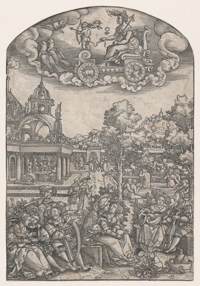 Vênus, de Os Sete Planetas. de Georg Pencz