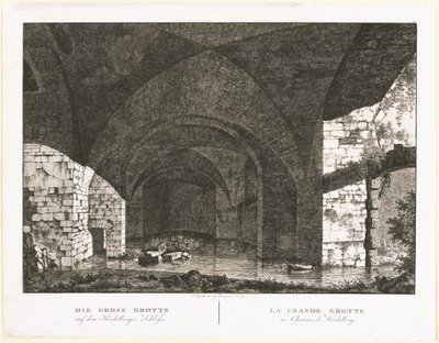 A Grande Gruta do Castelo de Heidelberg de Georg Primavesi, after Peter Speeth