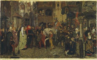 A entrada de Sten Sture the Elder em Estocolmo, 1864 de Georg Rosen