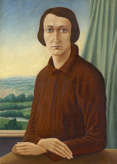 Hedwig Schrimpf, a segunda esposa do artista de Georg Schrimpf