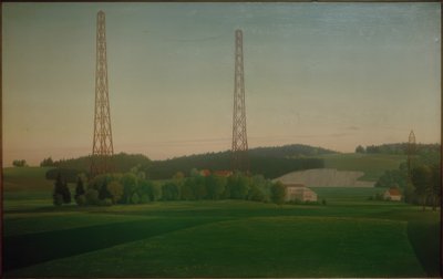 Estação de rádio (Fürstenfeldbruck) de Georg Schrimpf