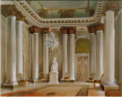 Palácio Sanssouci Vestíbulo de Georg Schöbel