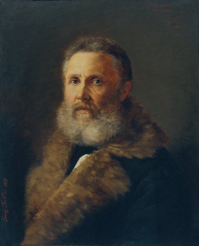O pintor Carl Teibler, o pai do artista de Georg Teibler