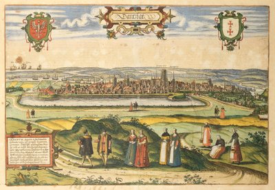 Gdansk de Civitates Orbis Terrarum, de Georg Braun de Georg Braun and Hogenberg Franz