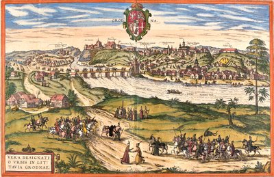 Grodno, Bielorrússia de Georg and Hogenberg Franz (1535 90) Braun