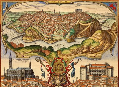 Toledo, Espanha de Georg and Hogenberg Franz (1535 90) Braun