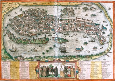 Veneza, Itália de Georg and Hogenberg Franz (1535 90) Braun