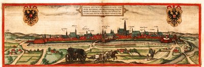 Viena, Áustria de Georg and Hogenberg Franz (1535 90) Braun