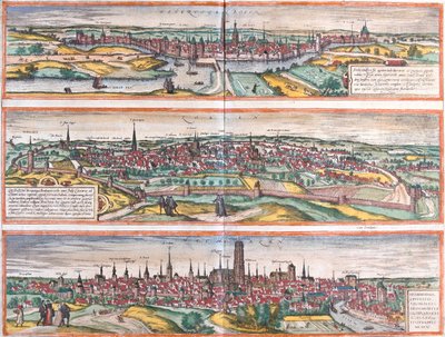 s-Hertogenbosch, Leuven, Machelen, Países Baixos, Bélgica de Georg and Hogenberg Franz (1535 90) Braun