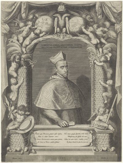 Retrato de Albrecht, Arquiduque da Áustria, no manto do cardeal de Georg van de Velden