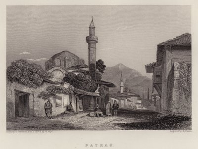 Patras (cor litho) de George (after) Cattermole