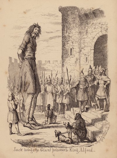 Jack and the Beanstalk (gravura) de George (after) Cruikshank