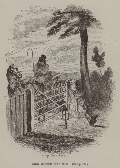 Como Mestre Como Homem (gravura) de George (after) Cruikshank