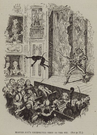 Visita inesperada do Mestre Joe ao poço (gravura) de George (after) Cruikshank