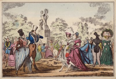 Monstruosidades de 1822 (gravura colorida) de George (after) Cruikshank