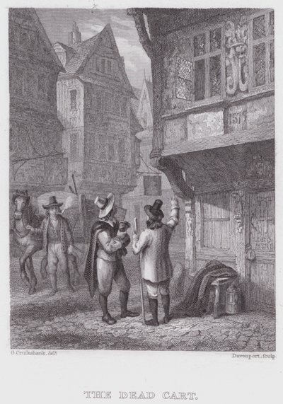 O Carrinho Morto (gravura) de George (after) Cruikshank
